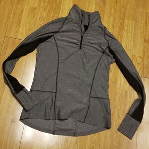 Champion gray quarter zip sz medium